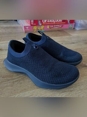 Allbirds Tree Dasher Relay Slip On Sneakers Navy Dark Blue Women Shoes US7 EU37